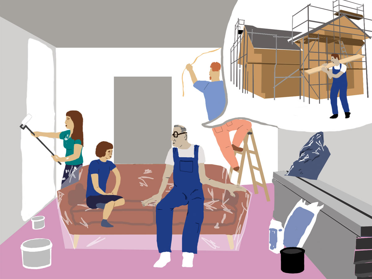 Illustrationen zum thema Berufswahl gestaltet von Studio für Grafikdesign Strahlenkatzen